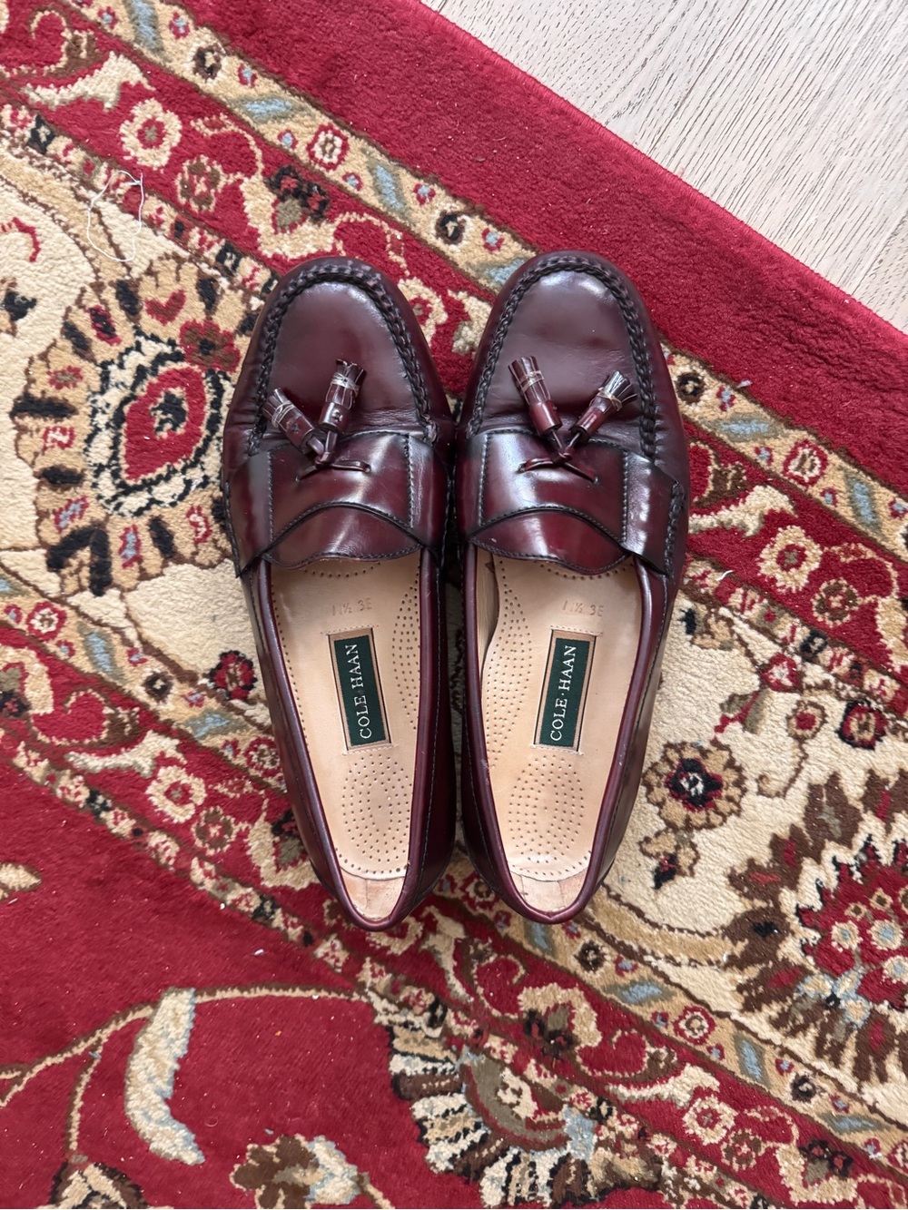 Cole Haan Men’s Burgundy Tassel Loafers - 11.5